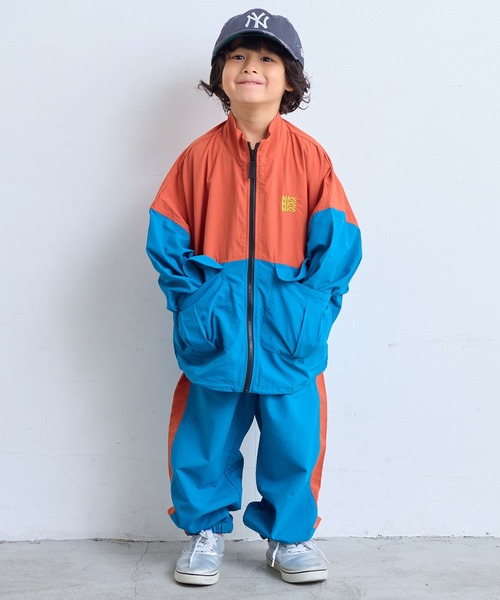 Life Support Products（ライフサポートプロダクツ）の「ナイロン切り替えラインパンツ/セットアップ可（その他パンツ・キッズ・マスタード/ターコイズブルー/ブルー/ブラック/エメラルド/アイボリー・80/90/95/100/110/120/130/140/150）」の10枚目の写真