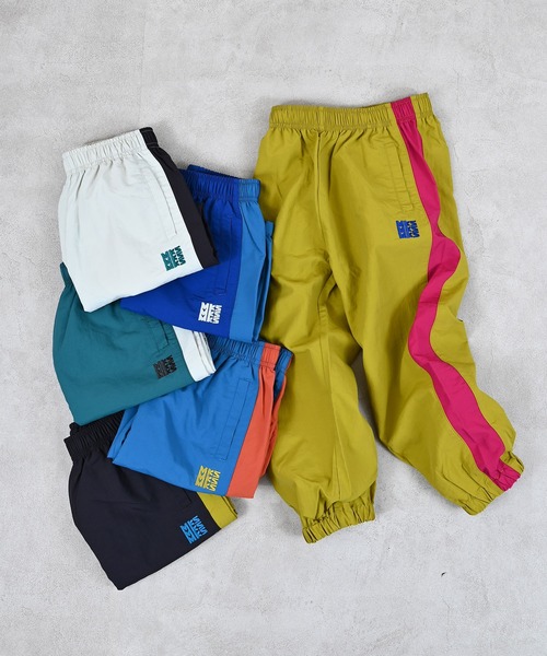 Life Support Products（ライフサポートプロダクツ）の「ナイロン切り替えラインパンツ/セットアップ可（その他パンツ・キッズ・マスタード/ターコイズブルー/ブルー/ブラック/エメラルド/アイボリー・80/90/95/100/110/120/130/140/150）」の7枚目の写真