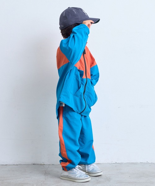 Life Support Products（ライフサポートプロダクツ）の「ナイロン切り替えラインパンツ/セットアップ可（その他パンツ・キッズ・マスタード/ターコイズブルー/ブルー/ブラック/エメラルド/アイボリー・80/90/95/100/110/120/130/140/150）」の11枚目の写真