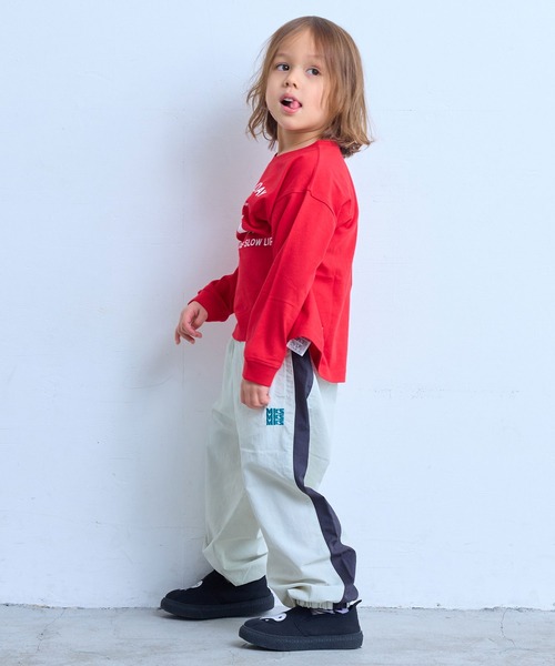 Life Support Products（ライフサポートプロダクツ）の「ナイロン切り替えラインパンツ/セットアップ可（その他パンツ・キッズ・マスタード/ターコイズブルー/ブルー/ブラック/エメラルド/アイボリー・80/90/95/100/110/120/130/140/150）」の17枚目の写真