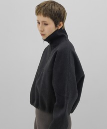 Wool Like Half Zip Pullover