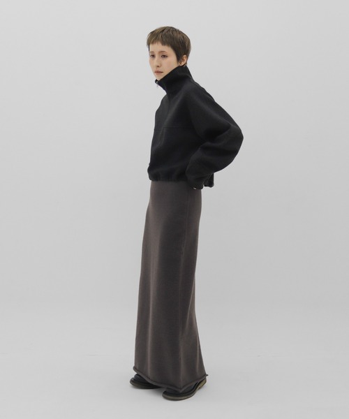 lit(リット)の「Wool Like Half Zip Pullover(その他トップス・レディース・チャコールグレー・FREE)」の2枚目の写真
