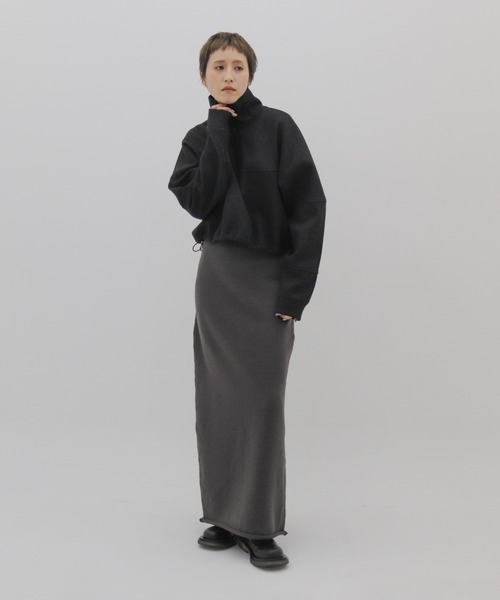lit(リット)の「Wool Like Half Zip Pullover(その他トップス・レディース・チャコールグレー・FREE)」の16枚目の写真