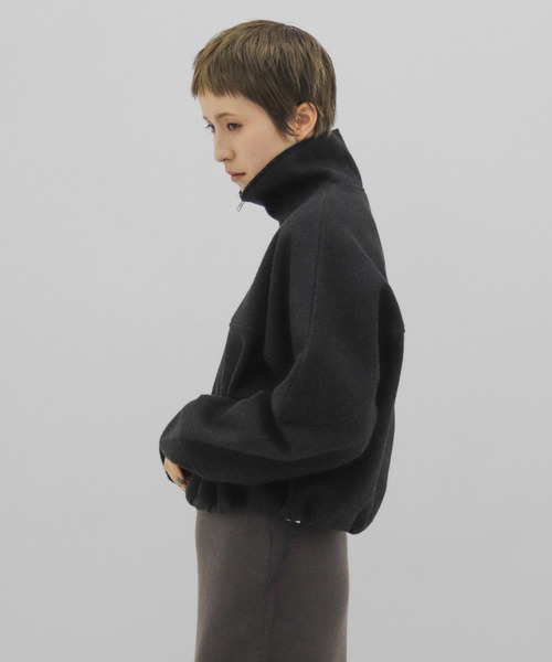 lit(リット)の「Wool Like Half Zip Pullover(その他トップス・レディース・チャコールグレー・FREE)」の12枚目の写真