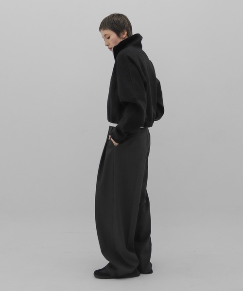 lit(リット)の「Wool Like Half Zip Pullover(その他トップス・レディース・チャコールグレー・FREE)」の8枚目の写真