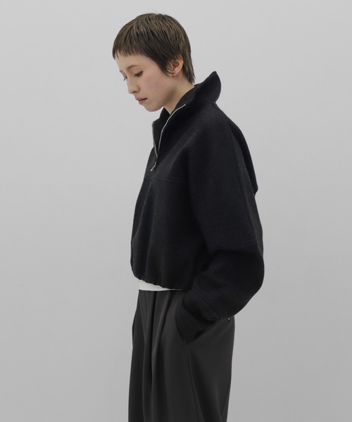 lit(リット)の「Wool Like Half Zip Pullover(その他トップス・レディース・チャコールグレー・FREE)」の5枚目の写真
