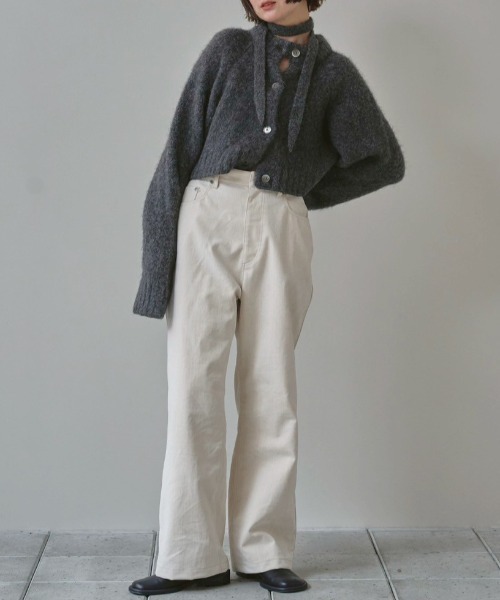 TODAYFUL/トゥデイフル] 2WAY モヘアニットカーディガン（カーディガン