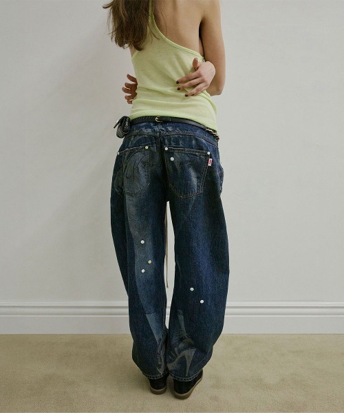 Pill Denim Pants(デニムパンツ)|SCULPTOR(スカルプター)の Pill Denim Pants(デニムパンツ)|SCULPTOR(スカルプター)の