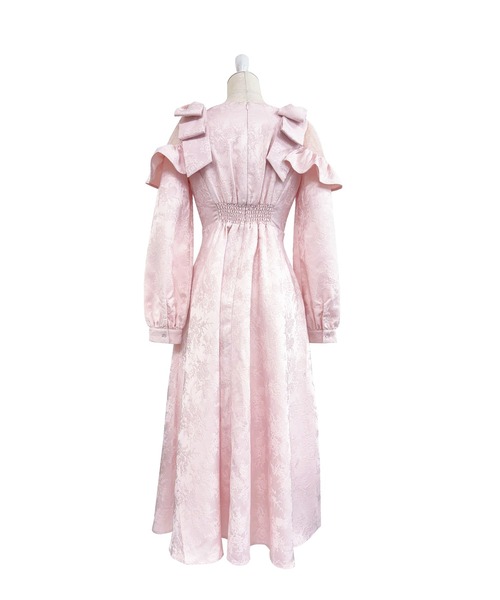 セール】Lace switching jacquard dress（ワンピース）｜Rose Muse