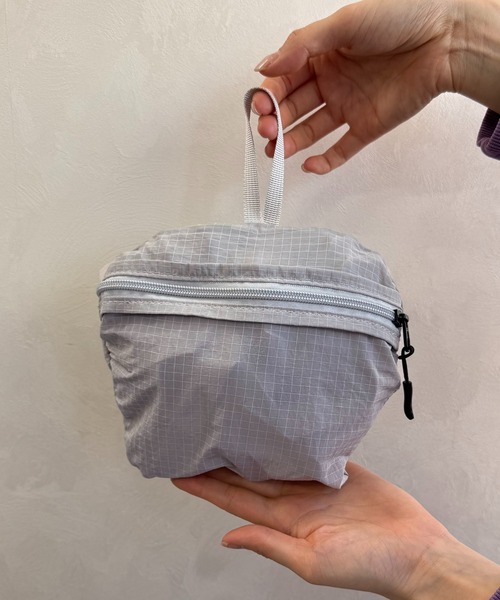 ORiental TRaffic（オリエンタルトラフィック）の「【 軽量 】折りたたみ ナップサック /BA-271 リュック（バックパック/リュック・レディース・ブラック/グレー・ﾌﾘ-）」の10枚目の写真