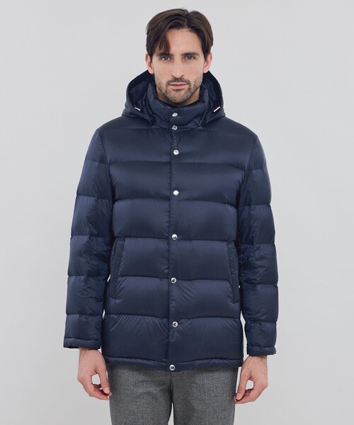 MACKINTOSH LONDON（マッキントッシュ ロンドン）の「シンセティックフーデッドダウンアウター（ダウンジャケット/コート・メンズ・ブラック/ブルー系その他7・42/40/38）」の6枚目の写真