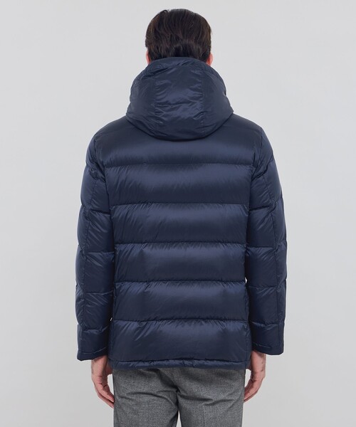 MACKINTOSH LONDON（マッキントッシュ ロンドン）の「シンセティックフーデッドダウンアウター（ダウンジャケット/コート・メンズ・ブラック/ブルー系その他7・42/40/38）」の8枚目の写真