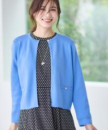 Reflect（リフレクト）の「【選べる5色／アンサンブル可】クルーネックカーディガン（カーディガン/ボレロ）」