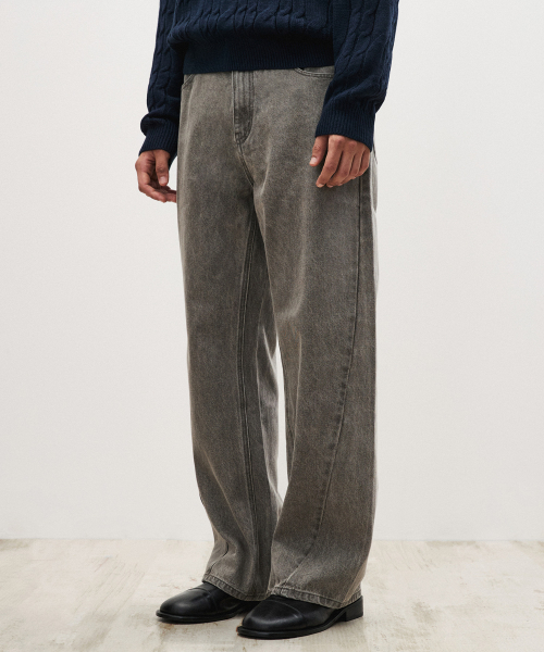 SUARE(スアレ)の「カーブドコスモウォッシングパンツアッシュオートミール(その他パンツ・メンズ・オートミール・MEDIUM/LARGE/X-LARGE)」の3枚目の写真