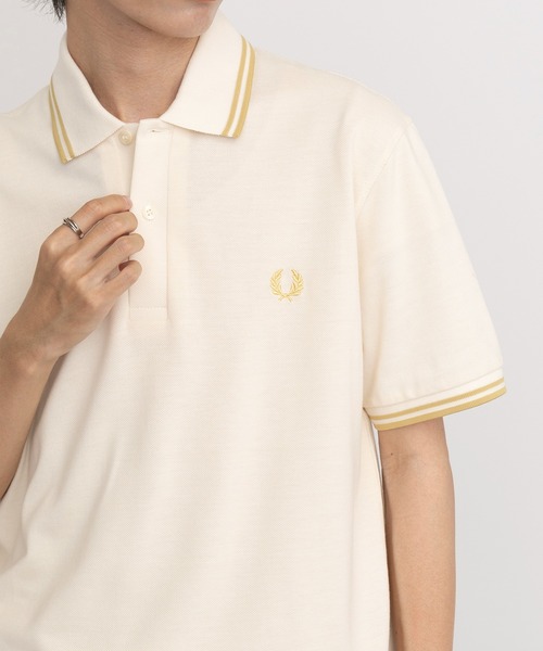 FRED PERRY（フレッドペリー）の「【FRED PERRY】TWIN TIPPED FRED PERRY SHIRT M12 Made in England②（シャツ/ブラウス・メンズ・ネイビー系2/ダークグリーン/アイボリー・XL/XXL/M/L）」の2枚目の写真