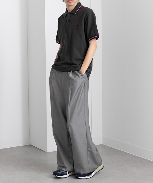 FRED PERRY（フレッドペリー）の「【FRED PERRY】TWIN TIPPED FRED PERRY SHIRT M12 Made in England②（シャツ/ブラウス・メンズ・ネイビー系2/ダークグリーン/アイボリー・XL/XXL/M/L）」の5枚目の写真