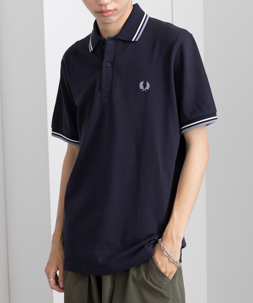 FRED PERRY（フレッドペリー）の「【FRED PERRY】TWIN TIPPED FRED PERRY SHIRT M12 Made in England②（シャツ/ブラウス・メンズ・ネイビー系2/ダークグリーン/アイボリー・XL/XXL/M/L）」の12枚目の写真