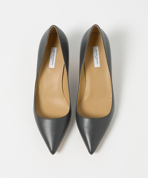 UNITED ARROWS（ユナイテッドアローズ）の「ポインテッド ソフト パンプス D.GRAY（パンプス・レディース・ダークグレー・37h/36/38/37/36h/35h）」の6枚目の写真