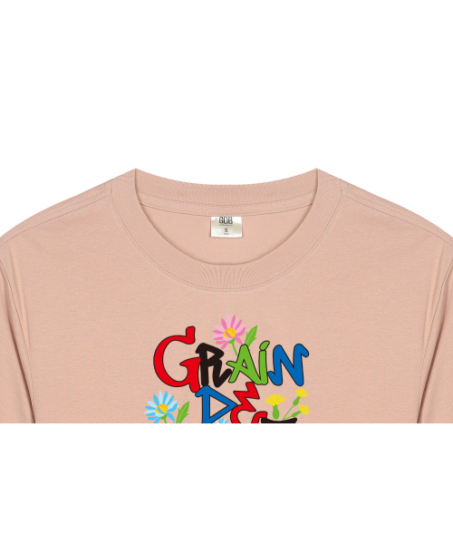 GRAIN DE BEAUTE（グランデボーテ）の「ORIGINAL 1992 T-SHIRT 01 [INDY PINK]（Tシャツ/カットソー・レディース・ピンク・S/M/L/XL）」の3枚目の写真
