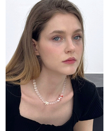 MOIFAIRE（モイフェア）の「SEA HEART NECKLACE / CLEAR（ネックレス）」