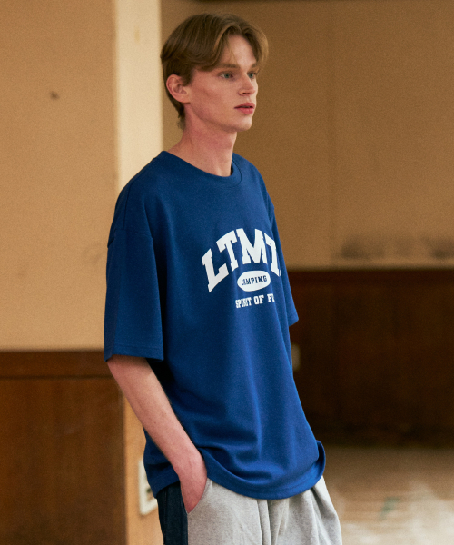 LIKE THE MOST（ライクザモースト）の「LTMTロゴヘビークールTシャツ_ブルー（Tシャツ/カットソー・レディース・ブルー・S/M/L/XL）」の2枚目の写真