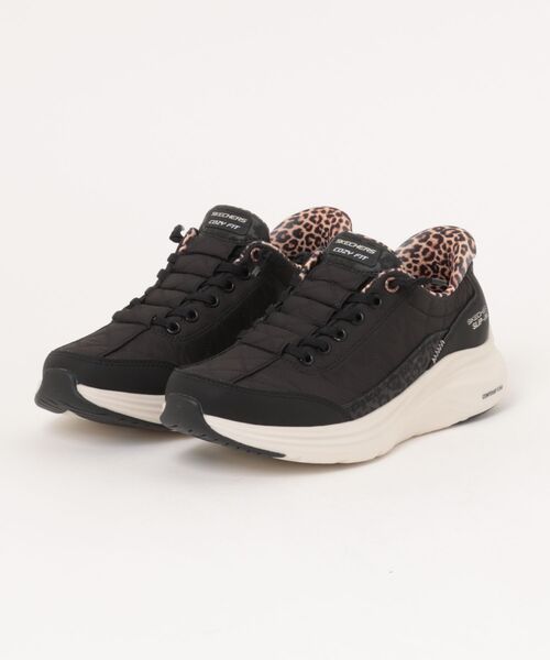 SKECHERS（スケッチャーズ）の「《SKECHERS》CONTOUR FOAM（スリッポン・レディース・ブラック/ブラウン・22.5cm/23.0cm/23.5cm/24.0cm/24.5cm/25.0cm）」の2枚目の写真