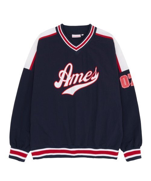 AMESWORLDWIDE(アメスワールドワイド)の「NYLON HOCKEY JERSEY NAVY (AM2ESUM480A)(スウェット・メンズ・その他・FREE)」の1枚目の写真