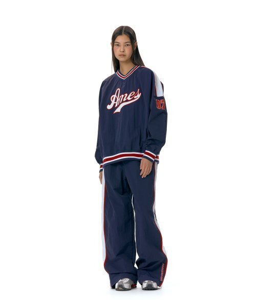 AMESWORLDWIDE(アメスワールドワイド)の「NYLON HOCKEY JERSEY NAVY (AM2ESUM480A)(スウェット・メンズ・その他・FREE)」の4枚目の写真