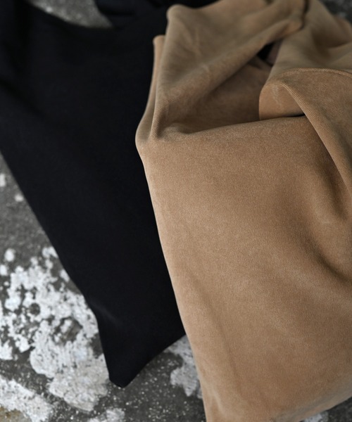 Marient(マリエント)の「Eco Suede Tote Bag / エコスエードトートバッグ(トートバッグ・レディース・ブラック/キャメル・FREE)」の9枚目の写真