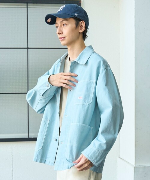 SMITH'S（スミス）の「SMITH’S（スミス）別注 ヴィンテージライクジャケット（その他アウター・メンズ・オレンジ/ライトブルー・L/M/S/XL）」の15枚目の写真