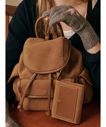 ALLINCOMPLETE（オールインコンプリート）の「ヌーベスエードミニバックパック（キャメル）（バックパック/リュック）」