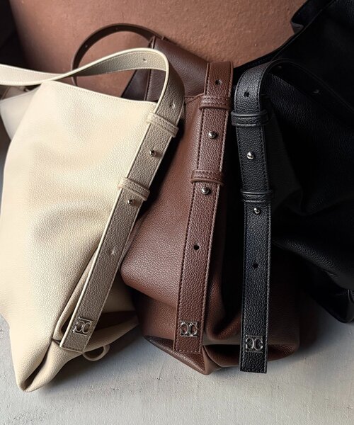 CAPRICIEUX LE'MAGE（カプリシューレマージュ）の「2WAYワンハンドルバッグ（ショルダーバッグ・レディース・ブラウン/ブラック/ライトベージュ・FREE）」の22枚目の写真