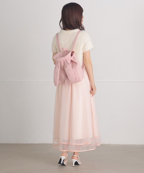 SecretDoor(シークレットドア)の「【500mlペットボトル対応】リュック うさみみ フード うさぎ 耳(バックパック/リュック・レディース・ピンク/ホワイト/ブラック・FREE)」の14枚目の写真
