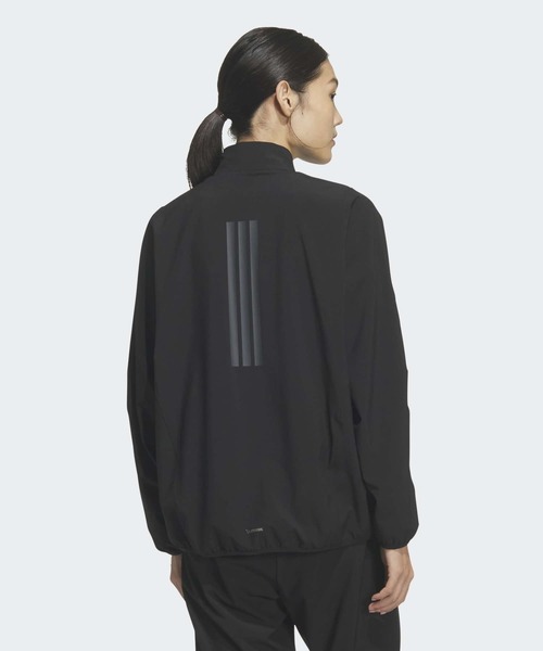 adidas（アディダス）の「トレーニング エッセンシャルズ プラス ルーズフィット ストレッチ ウーブン ジャケット / アディダス adidas（その他アウター・レディース・ブラック・XX-LARGE/LARGE/MEDIUM/SMALL/X-LARGE）」の2枚目の写真
