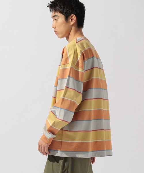 niko and...(ニコアンド)の「USACOTTONヘンリーTシャツ(Tシャツ/カットソー・メンズ・パープル/オレンジ/ブルー・LARGE/MEDIUM)」の6枚目の写真