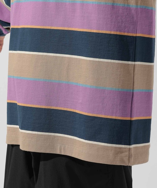 niko and...(ニコアンド)の「USACOTTONヘンリーTシャツ(Tシャツ/カットソー・メンズ・パープル/オレンジ/ブルー・LARGE/MEDIUM)」の18枚目の写真