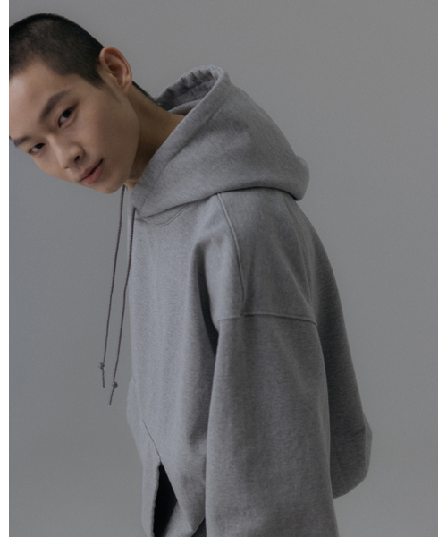 ANGLAN（アングラン）の「Heavyweight Classic Hoodie - Melange Grey（パーカー・メンズ・その他・2/1）」の5枚目の写真