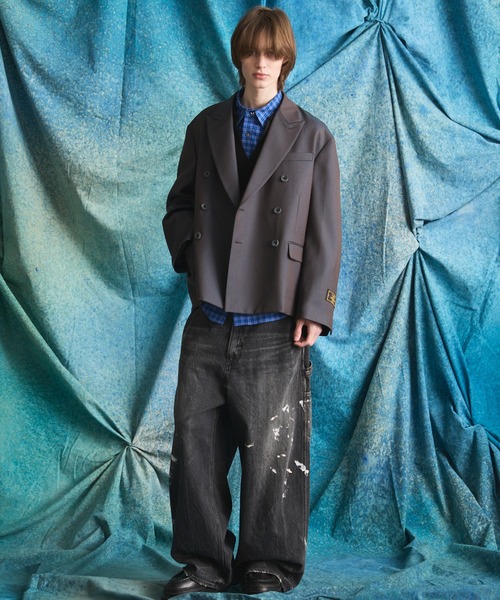 MAISON SPECIAL(メゾンスペシャル)の「《UNISEX》C/A Prime-Over Skipper Knit/C/Aプライムオーバースキッパーニット【MAISON SPECIAL/メゾンスペシャル】(ニット/セーター・メンズ・ブラック/サックスブルー/ピンク・0/1/2)」の9枚目の写真
