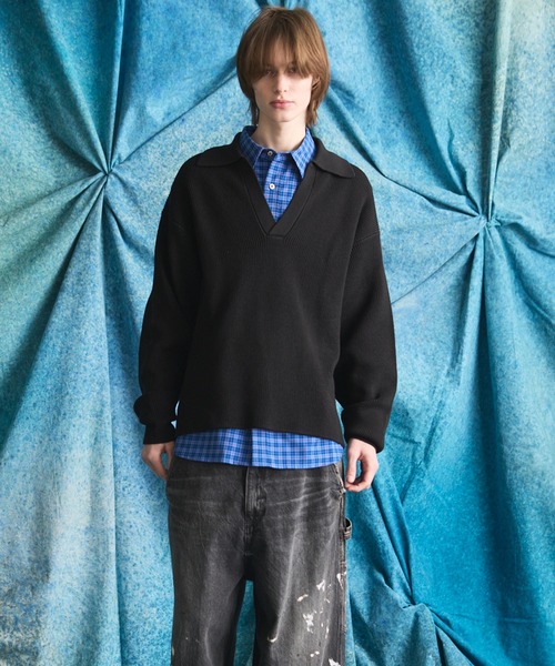 UNISEX》C/A Prime-Over Skipper Knit/C/Aプライムオーバースキッパー