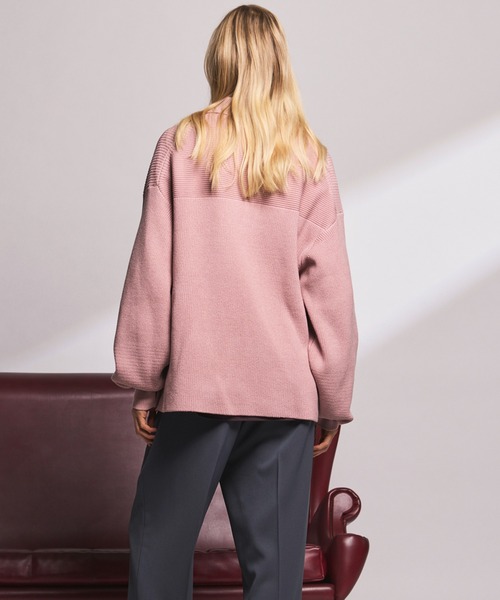 MAISON SPECIAL(メゾンスペシャル)の「《UNISEX》C/A Prime-Over Skipper Knit/C/Aプライムオーバースキッパーニット【MAISON SPECIAL/メゾンスペシャル】(ニット/セーター・メンズ・ブラック/サックスブルー/ピンク・0/1/2)」の12枚目の写真