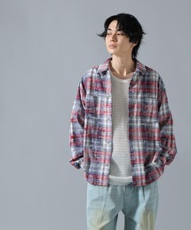 DANKE SCHON | 【WEB&DEPOT限定】DankeSchon/ダンケシェーン/DAMAGE WORK SHIRTS(シャツ/ブラウス)