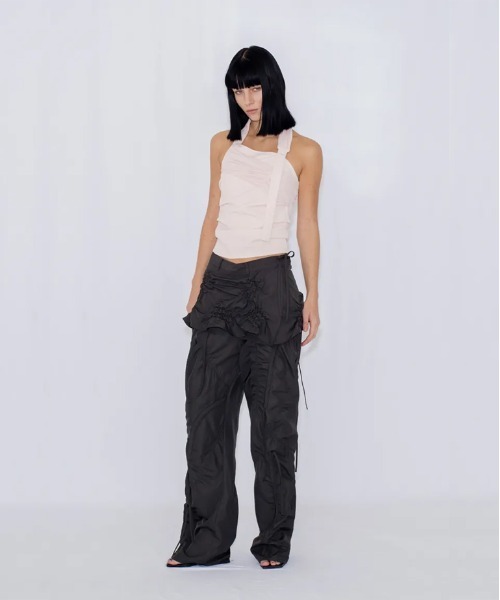 VIAVANDA（ヴィアヴァンダ）の「MULTI WAY STRINGS PANTS（その他パンツ・レディース・グレー/ブラック・FREE）」の13枚目の写真