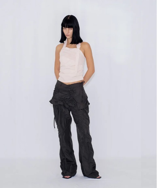 VIAVANDA（ヴィアヴァンダ）の「MULTI WAY STRINGS PANTS（その他パンツ・レディース・グレー/ブラック・FREE）」の14枚目の写真