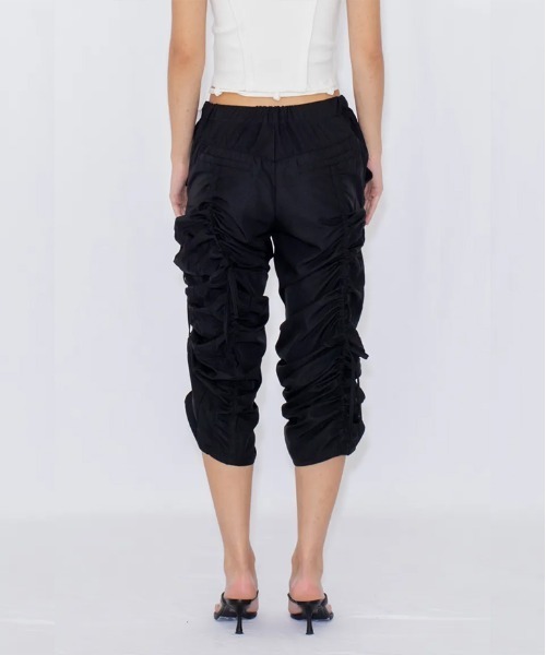 VIAVANDA（ヴィアヴァンダ）の「MULTI WAY STRINGS PANTS（その他パンツ・レディース・グレー/ブラック・FREE）」の10枚目の写真