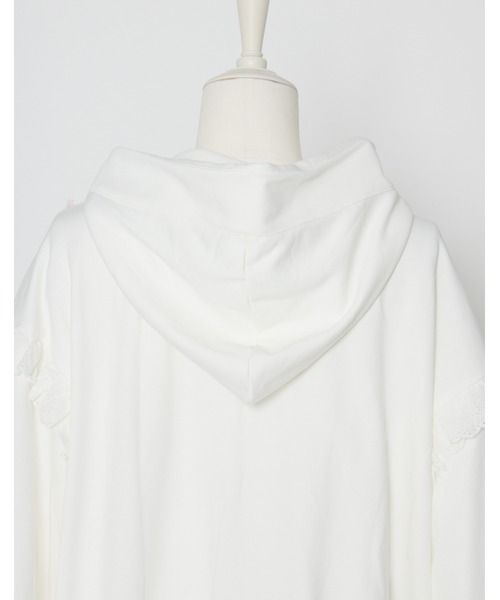 Lolime by mellfy memory(ロリミー バイ メルフィーメモリー)の「ribbon frill hood zip-up(パーカー・レディース・グレー/ピンク/ホワイト・FREE)」の21枚目の写真