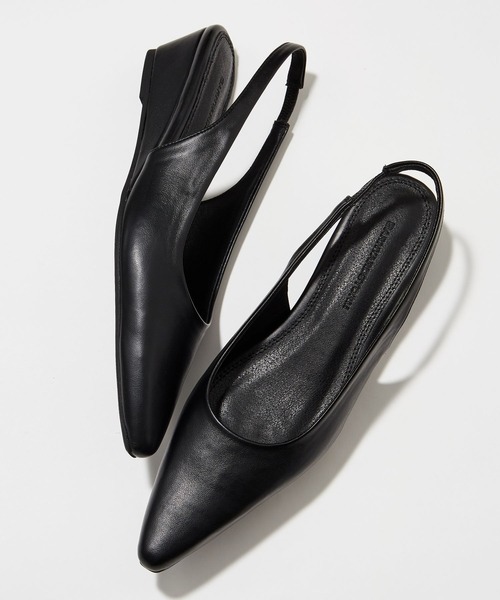 BARNYARDSTORM（バンヤードストーム）の「BARNYARDSTORM / ストラップウェッジパンプス【一部店舗限定サイズ】（パンプス・レディース・キャメル/ブラック・37/38/36）」の12枚目の写真