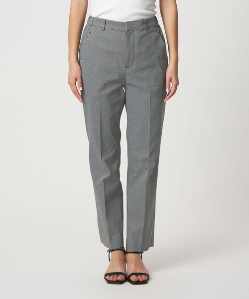 A DAY IN THE LIFE UNITED ARROWS（アデイインザライフユナイテッドアローズ）の「ギンガムチェック ストレートパンツ ‐ウォッシャブル・ストレッチ‐＜A DAY IN THE LIFE＞（スラックス・レディース・ブラック・36/38）」の5枚目の写真