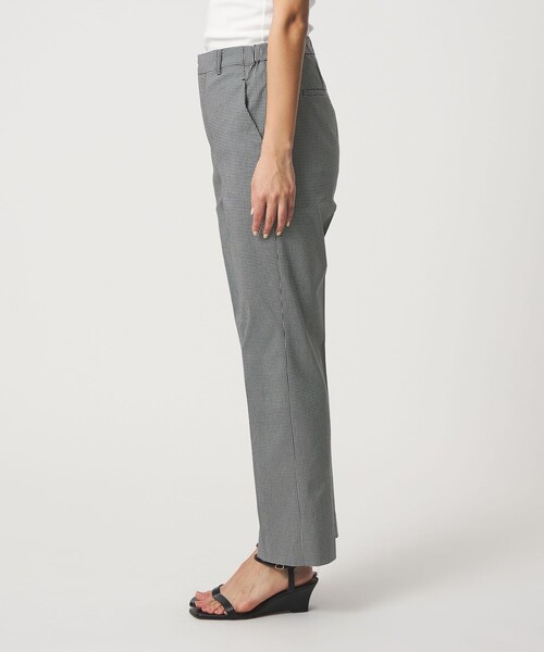 A DAY IN THE LIFE UNITED ARROWS（アデイインザライフユナイテッドアローズ）の「ギンガムチェック ストレートパンツ ‐ウォッシャブル・ストレッチ‐＜A DAY IN THE LIFE＞（スラックス・レディース・ブラック・36/38）」の6枚目の写真