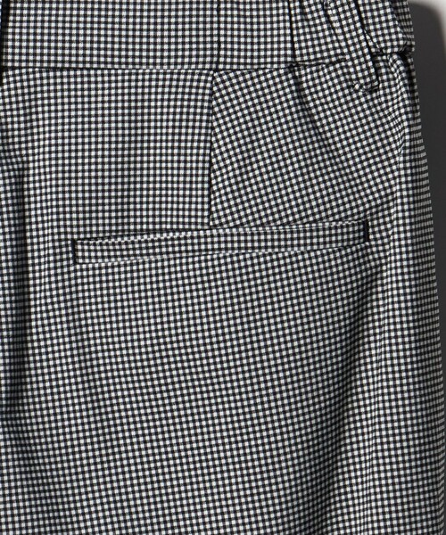 A DAY IN THE LIFE UNITED ARROWS（アデイインザライフユナイテッドアローズ）の「ギンガムチェック ストレートパンツ ‐ウォッシャブル・ストレッチ‐＜A DAY IN THE LIFE＞（スラックス・レディース・ブラック・36/38）」の12枚目の写真