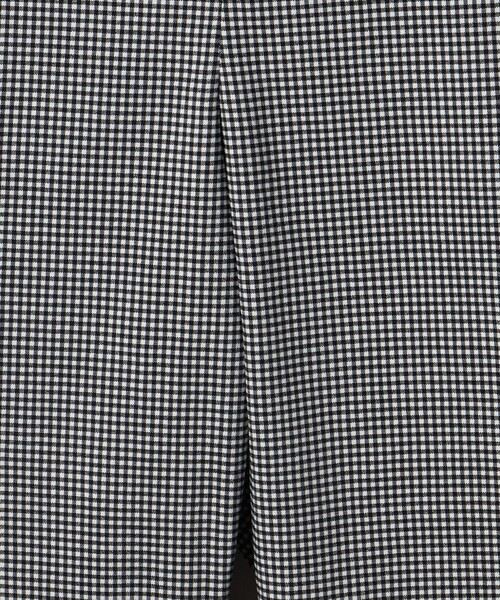 A DAY IN THE LIFE UNITED ARROWS（アデイインザライフユナイテッドアローズ）の「ギンガムチェック ストレートパンツ ‐ウォッシャブル・ストレッチ‐＜A DAY IN THE LIFE＞（スラックス・レディース・ブラック・36/38）」の15枚目の写真